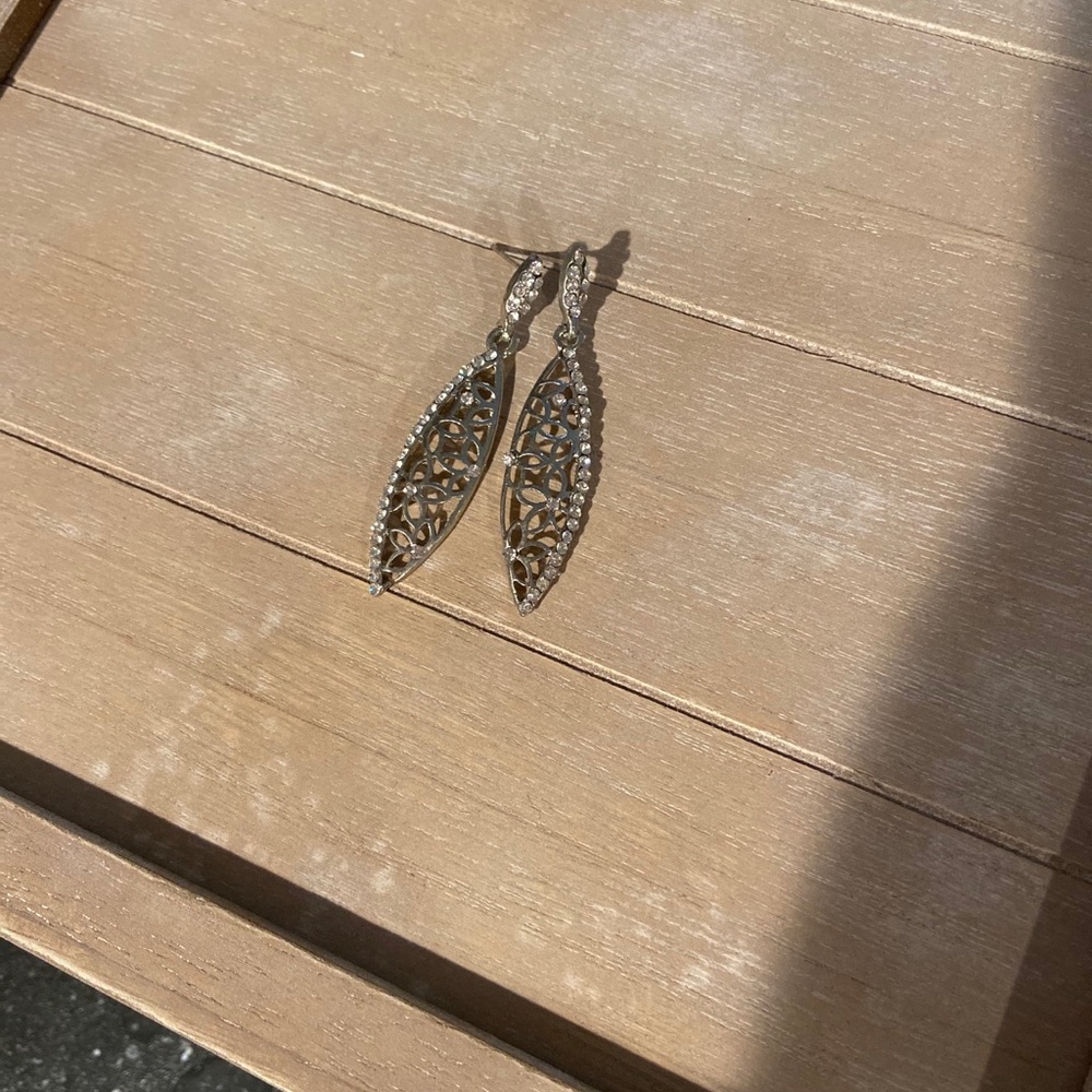 Beautiful silver earrings